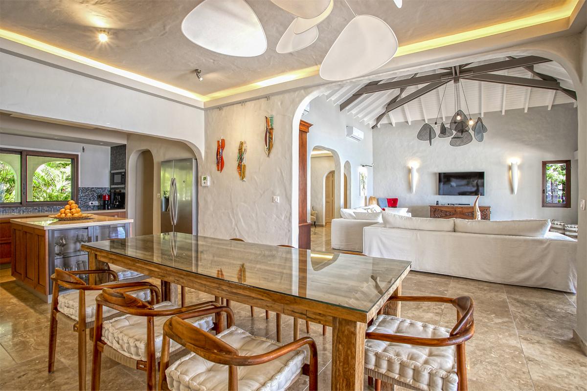 A louer villa 3 chambres Simpson Bay Saint Martin_ Table à manger - 18